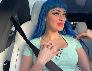 FUCKING IN A TESLA